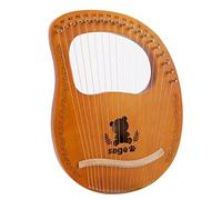 Lodokdre Leier arpa, 19 cuerdas de caoba arpa instrumento con la llave de voz, para amantes de la música, principiantes, y así sucesivamente, color madera