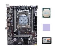 Lodokdre Placa base X99 LGA2011-3 compatible con DDR4 ECC RAM con CPU E5 2666 V3 + SSD SATA3 128G + almohadilla térmica
