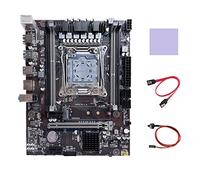 Lodokdre Placa base X99 LGA2011-3 compatible con memoria RAM DDR4/DDR3 con cable , cable interruptor, almohadilla térmica