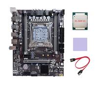 Lodokdre Placa base X99 LGA2011-3 compatible con memoria RAM DDR4 ECC con CPU E5 2609 V3 + cable + almohadilla térmica