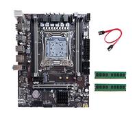 Lodokdre Placa base X99 LGA2011-3 compatible con placa base DDR4 ECC RAM con 2 x DDR4 4 GB 2133 MHz RAM + cable