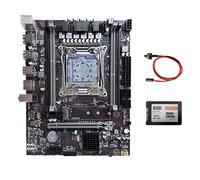 Lodokdre Placa base X99 LGA2011-3 compatible con Xeon E5 V3 V4 Series CPU con SSD SATA3 128G + cable de interruptor