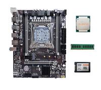 Lodokdre Placa base X99 LGA2011-3 para computadora, compatible con DDR4 ECC RAM+E5 2650 V3 CPU+SATA3 SSD 128G + DDR4 4GB 2133MHz RAM