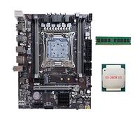 Lodokdre Placa base X99 LGA2011-3 para ordenador con memoria RAM DDR4 de doble canal con CPU E5 2609 V3 + DDR4 de 4 GB de RAM 2666 MHz