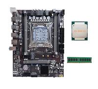 Lodokdre Placa base X99 LGA2011-3 para ordenador con memoria RAM DDR4 de doble canal con CPU E5 2650 V3 + DDR4 8 GB 2133 MHz RAM