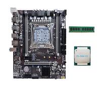 Lodokdre Placa base X99 LGA2011-3 para ordenador con memoria RAM DDR4 de doble canal con CPU E5 2666 V3 + DDR4 de 4 GB de RAM 2666 MHz
