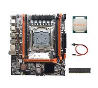 Lodokdre Placa base X99H compatible con memoria DDR4 con CPU E5 2650 V3 + DDR4 4G 2666Mhz RAM + cable de interruptor