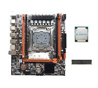 Lodokdre Placa base X99H LGA2011-3 compatible con memoria RAM DDR4 con CPU E5 2620 V3 + DDR4 4G 2666Mhz RAM