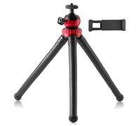 Lodokdre Trípode de cámara 3 en 1 para móvil, flexible y ligero, con mando a distancia, para cámara//DSLR