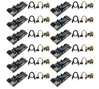 Lodokdre V011 PRO PCI-E 1X a 16X USB 3.0 60 cm tarjeta elevadora gráfica con 10 condensadores sólidos para minería GPU