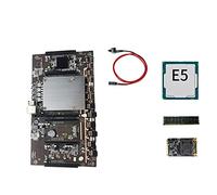 Lodokdre X79-H61 LGA 2011 minería placa base CPU Socket 5 PCIe PCI-E 3.0 X8 ranuras DDR3 4G ranura de memoria para minería