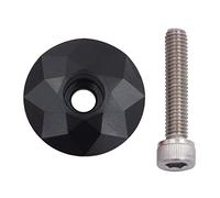 Lodoot 1 juego de auriculares para bicicleta, tapas de vástago superior, aleación de aluminio, horquilla delantera superior para bicicleta de montaña, carretera, cubierta de auriculares de bicicleta