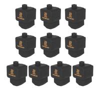 Lodoot 10 fundas de silicona para extrusora de extremo caliente H2D, funda de silicona de extremo caliente, cubierta de bloque de calefacción para accesorios H2D