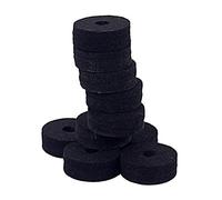 Lodoot 10 piezas de fieltro de fieltro para tambor de choque, platillos de cobre, junta de fieltro