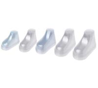 Lodoot 10 piezas transparentes para pies de bebé, zapatos y calcetines de 8/9/10,5/11/12 cm, modelo de zapatos de aprendizaje para bebé