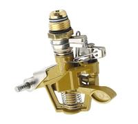 Lodoot Aspersores de latón resistentes con cabezal de riego de 360 grados de cobertura para áreas grandes