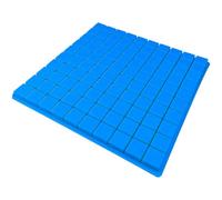 Lodoot Bandeja de hielo de silicona de grado alimenticio, 100 rejillas, molde cuadrado pequeño para hacer hielo, herramienta reutilizable para hacer hielo, para sopas, congeladores, vinos y zumos