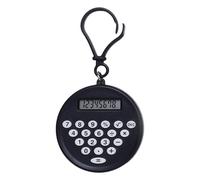Lodoot Calculadora de llavero silencioso en miniatura con pantalla de 8 dígitos para estudiantes, herramienta portátil de matemáticas en aula y biblioteca