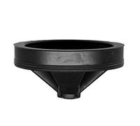 Lodoot Cubierta de silicona para triturador de residuos antisalpicaduras para desagüe de fregadero de cocina, color negro