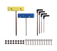 Lodoot Destornillador hexagonal largo magnético de cabeza redonda de 1,5 mm, 2 mm, 2,5 mm, 3 mm, 4 mm, 5 mm, para impresoras 3D y electrónica