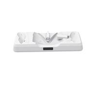 Lodoot Estación de carga de realidad virtual para gafas y controladores 3S con luz LED y efectos de iluminación coloridos