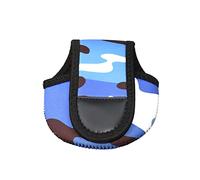 Lodoot Funda protectora para carrete de pesca, para spinning, baitcasting, tambor, balsa, accesorios de pesca, bolsa de almacenamiento, funda para carrete de baitcasting para mano izquierda y derecha