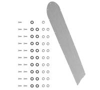 Lodoot Fundas impermeables para patinete eléctrico, cubierta inferior de chasis, cubierta inferior de batería, accesorio para scooter eléctrico, placa base de acero inoxidable, accesorios de armadura