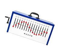 Lodoot Herramienta de demostración de ondas longitudinales y transversales de metal con mango, ayuda de enseñanza de física para la educación científica