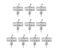 Lodoot Juego de 10 soportes de montaje de panel solar para techo plano, techo inclinado, techo de cemento, barco, yates, uso diario