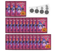 Lodoot Juego de 24 tarjetas para rascar y rascar para fiestas festivas, revelación sorpresa para celebraciones de Halloween, 3 ganadores y 21 tarjetas de perdedores