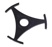 Lodoot Juego de 5 adaptadores de discos negros de 7 pulgadas para tocadiscos de 45 rpm, accesorios de repuesto