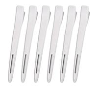 Lodoot Juego de 6 pinzas para el pelo, pinzas para el pelo de pico de pato, horquillas para seccionar, suministros de peluquería para mujeres, corte de pelo, permanente y zona de teñido de