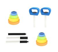 Lodoot Juego de mancuernas ajustables para piscina, escuela primaria, pesas rusas largas