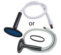 Lodoot Manguera de guía de vapor para ropa con cepillo, piezas de vaporizador de ropa, accesorios de boquilla de manguera