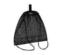 Lodoot Mochila de fútbol plegable, bolsa de gimnasio, multifuncional, malla deportiva, cordón de baloncesto, para niños, con cordón, cubierta de red única