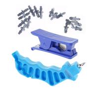 Lodoot Perforadora y cortador 2 en 1 para riego por goteo para una instalación eficiente de tuberías con 115 tapones perforadores