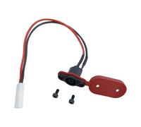 Lodoot Puerto de carga de silicona para scooter eléctrico, cable de carga con cubierta impermeable, pieza de scooter para accesorios de scooter eléctrico