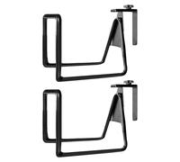 Lodoot Soporte de manguera de jardín resistente para montaje en pared, gancho de carrete para almacenamiento de manguera de agua, cable de extensión de repuesto