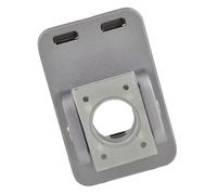 Lodoot Soporte de pared estrecho muy delgado con diseño de ahorro de espacio y construcción de aluminio resistente para pantalla de monitor