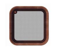 Lodoot Soporte de refrigeración de madera para filtro de disipación de calor eficiente, base antideslizante de granos naturales