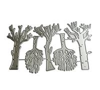 Lodoot Trees - Troquel de metal para cortar árboles de Navidad, para álbum de fotos de papel, decoración del hogar, cortes de árbol para hacer tarjetas