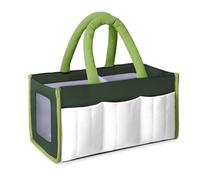 LoDrid Bolso Tote Compatible con Toniebox 2/1 Estuche de Transporte con asa para Reproductor de Audio, Figuras, Cargadores y Accesorios Verde (Solo el Bolso)