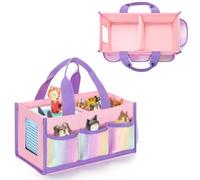 LoDrid Funda compatible con Tonie, solo bolsa, Pink, Organizador de bolsas