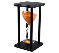 Lodunsyr Reloj De Arena 45 Minutos Timer Chico para Ornamento Restaurante Decoración Hogar Escritorio De Oficina Navidad Niña Reloj De Arena Temporizador 45 Min Hourglass Naranja