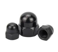 LOEASE 3/10/40 Uds Tuerca ciega de Bellota M3 M4 M5 M6 M8 M10 M12 Tapa de Tuerca de cúpula de Acero al Carbono Negro en Tuercas Tuercas ciegas de Hardware (Color : Carbon Steel, Size : M10(4pcs))