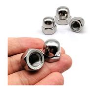 LOEASE Cubierta Decorativa Hexagonal de Acero Inoxidable 304, 2/10/50 Uds., Tapa de cúpula semicircular, Tuerca de Bellota M3 M4 M5 M6 M8 M10 M12 M14 M16 M18 M20 (Size : M20-2pcs)