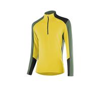 LÖFFLER Camiseta interior con cremallera para hombre HARLEY TRANSTEX® amarillo | 52