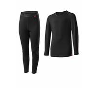 LÖFFLER Conjunto de ropa interior funcional para niños TRANSTEX WARM negro | 140