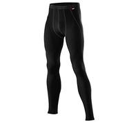 Löffler Transtex Warm Lang - Pantalones Interiores térmicos de Acampada y Senderismo para Hombre, tamaño 48, Color Negro