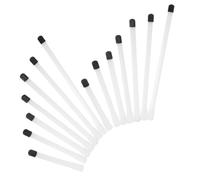 LOEFLIFA 14 Piezas Extensiones de Válvula de Plástico Prolongadores Rectos de Compatibles con Bicicletas Motos y Coches para Inflado de Neumáticos